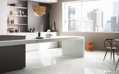 Cuisine marbre Logis décor